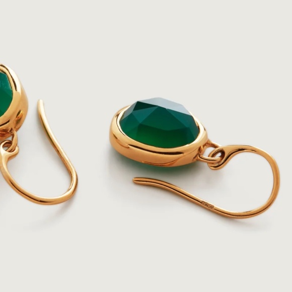 Monica Vinader Siren Wire Earrings - Picture 3 of 5